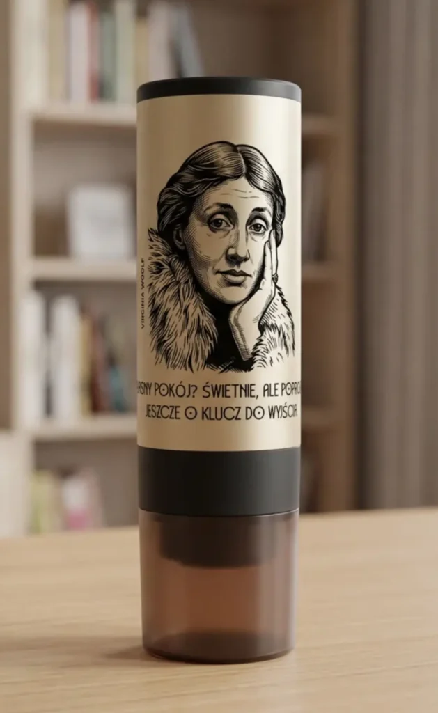 Mobilny Ekspres z motywem Virginia Woolf