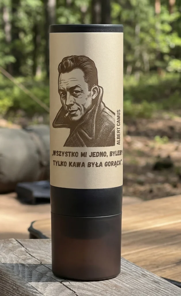 Mobilny Ekspres z motywem Albert Camus
